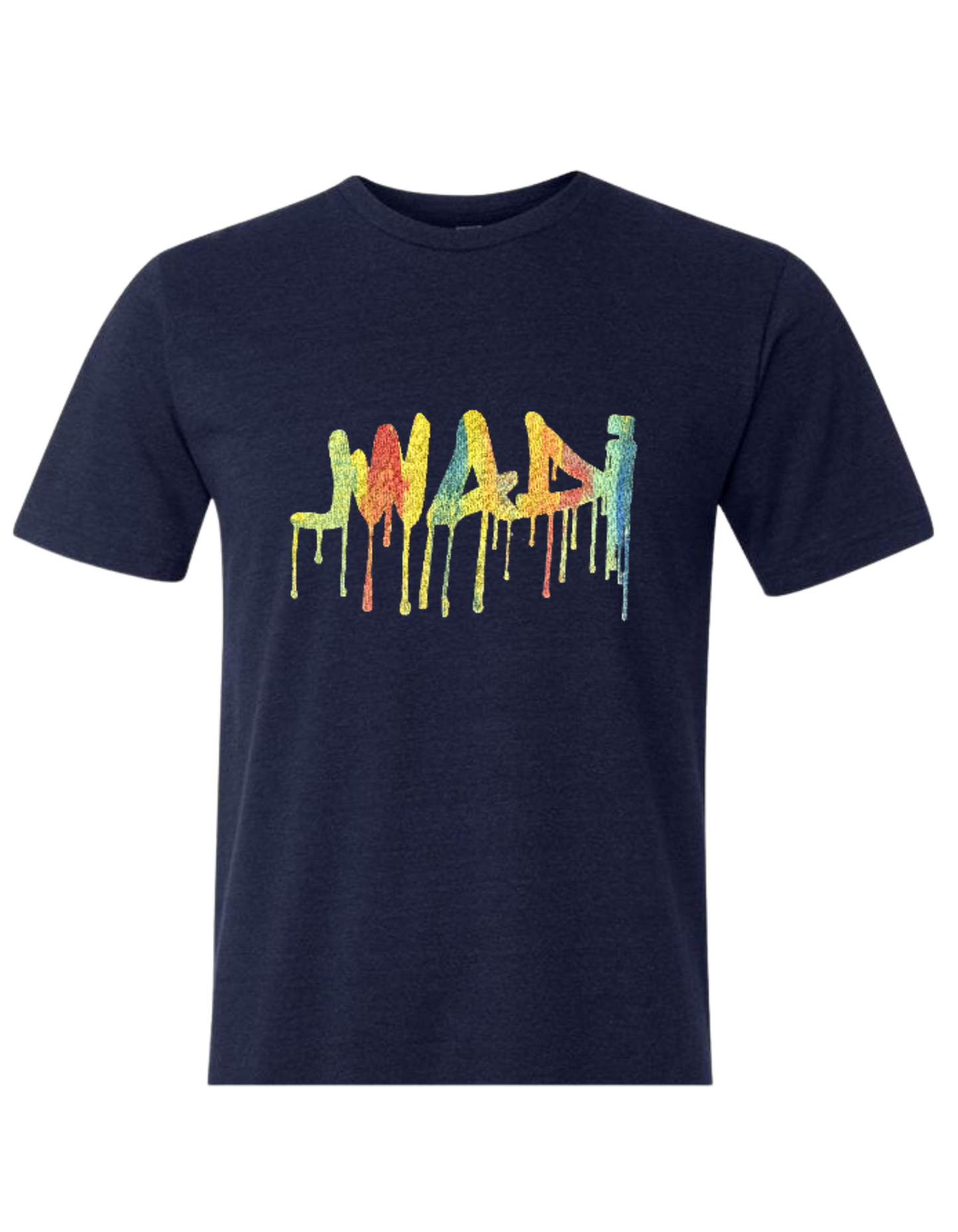 GRAFFITI TEE - NAVY W/ MULTICOLOR - XL