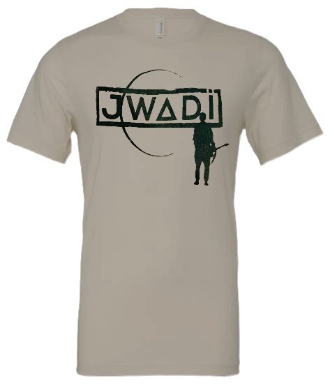 M-SILHOUETTE TEE WHITE/GREEN