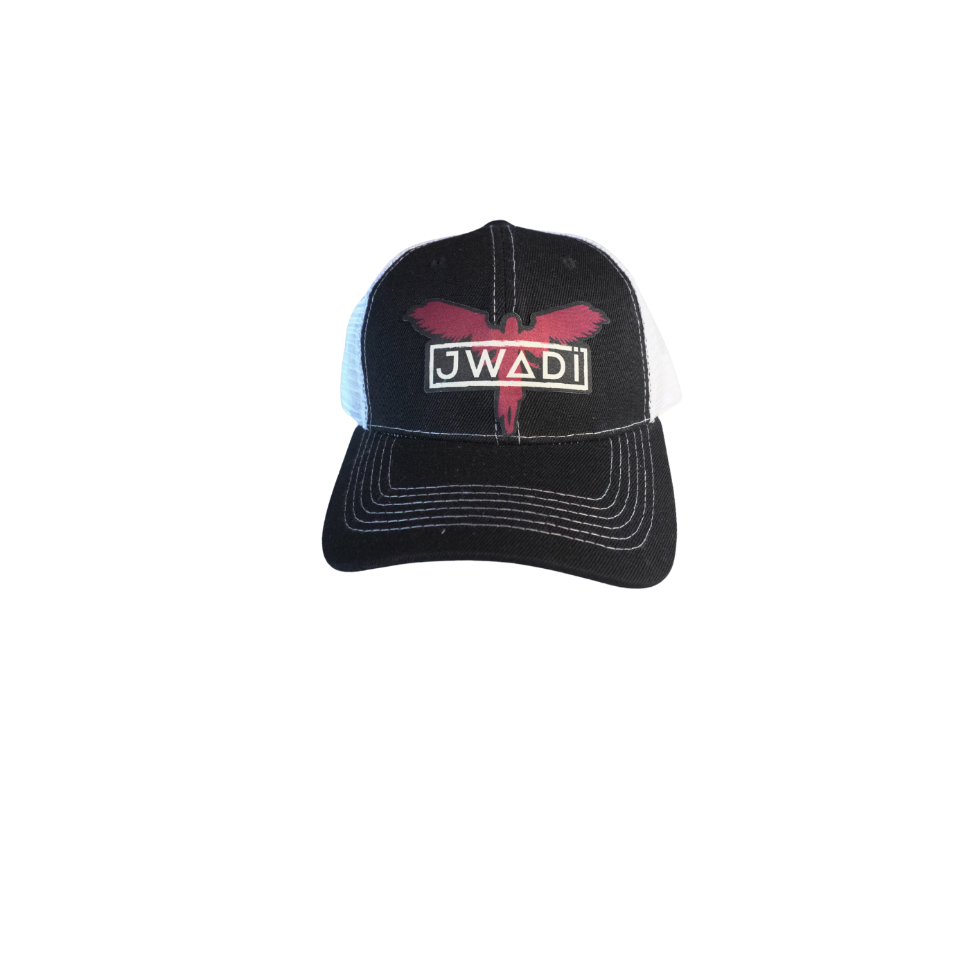 JWADI TRUCKER HAT - BLACK/WHITE