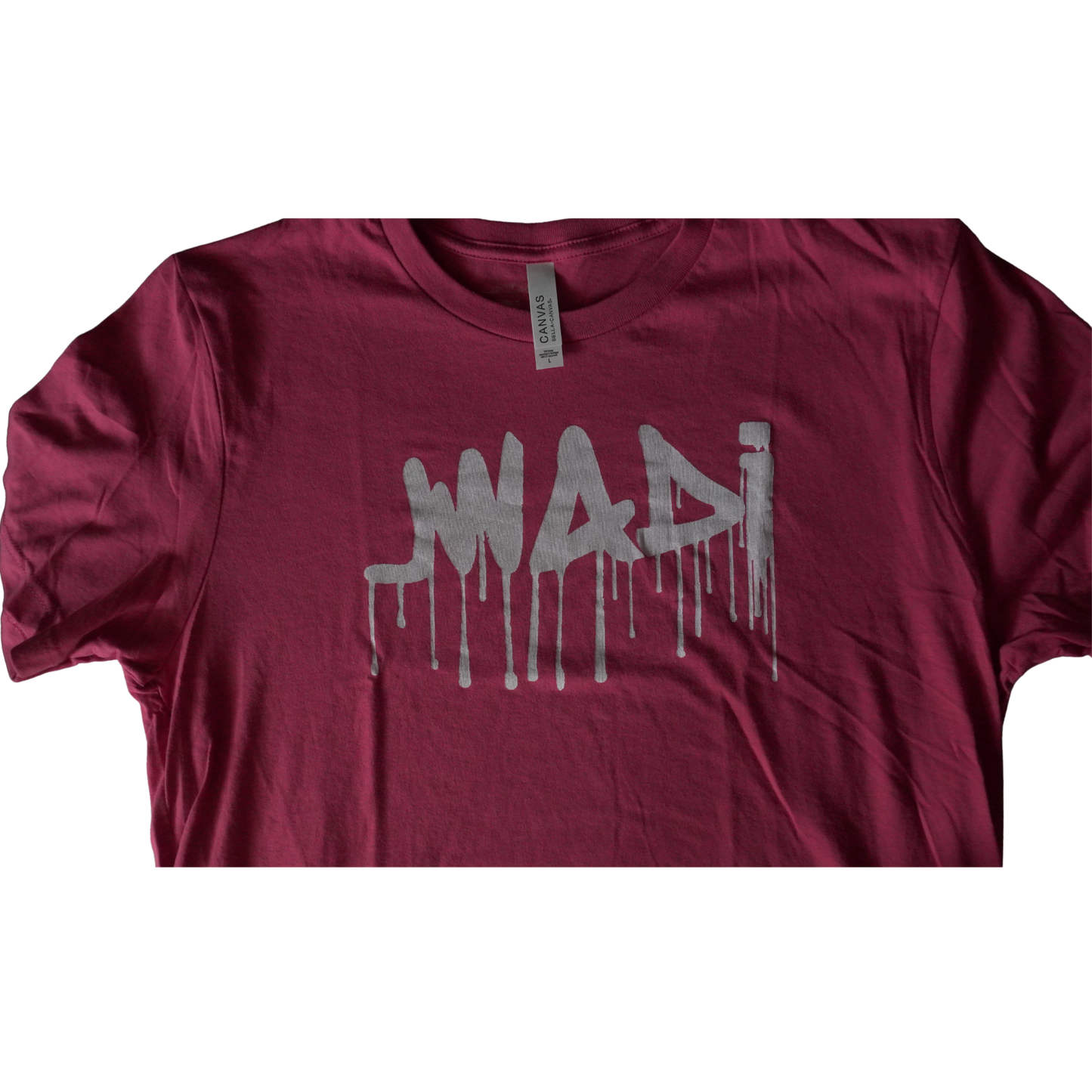 GRAFITTI TEE - DARK PINK/WHITE - L