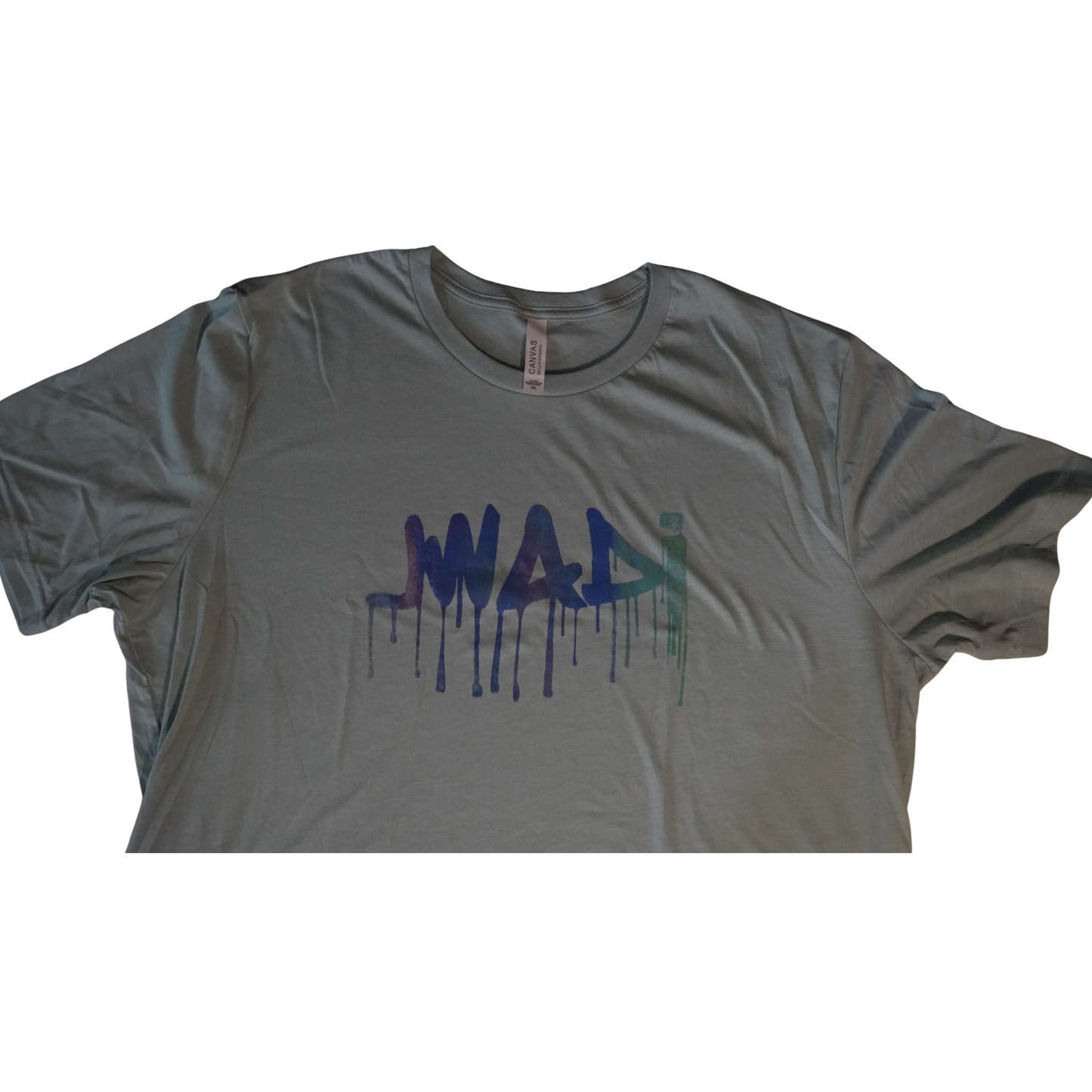 GRAFFITI TEE - LIGHT BLUE/TURQUOISE MULTICOLOR - XXL