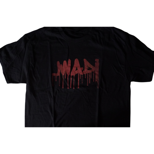 GRAFFITI TEE - BLACK/BURNT ORANGE - L